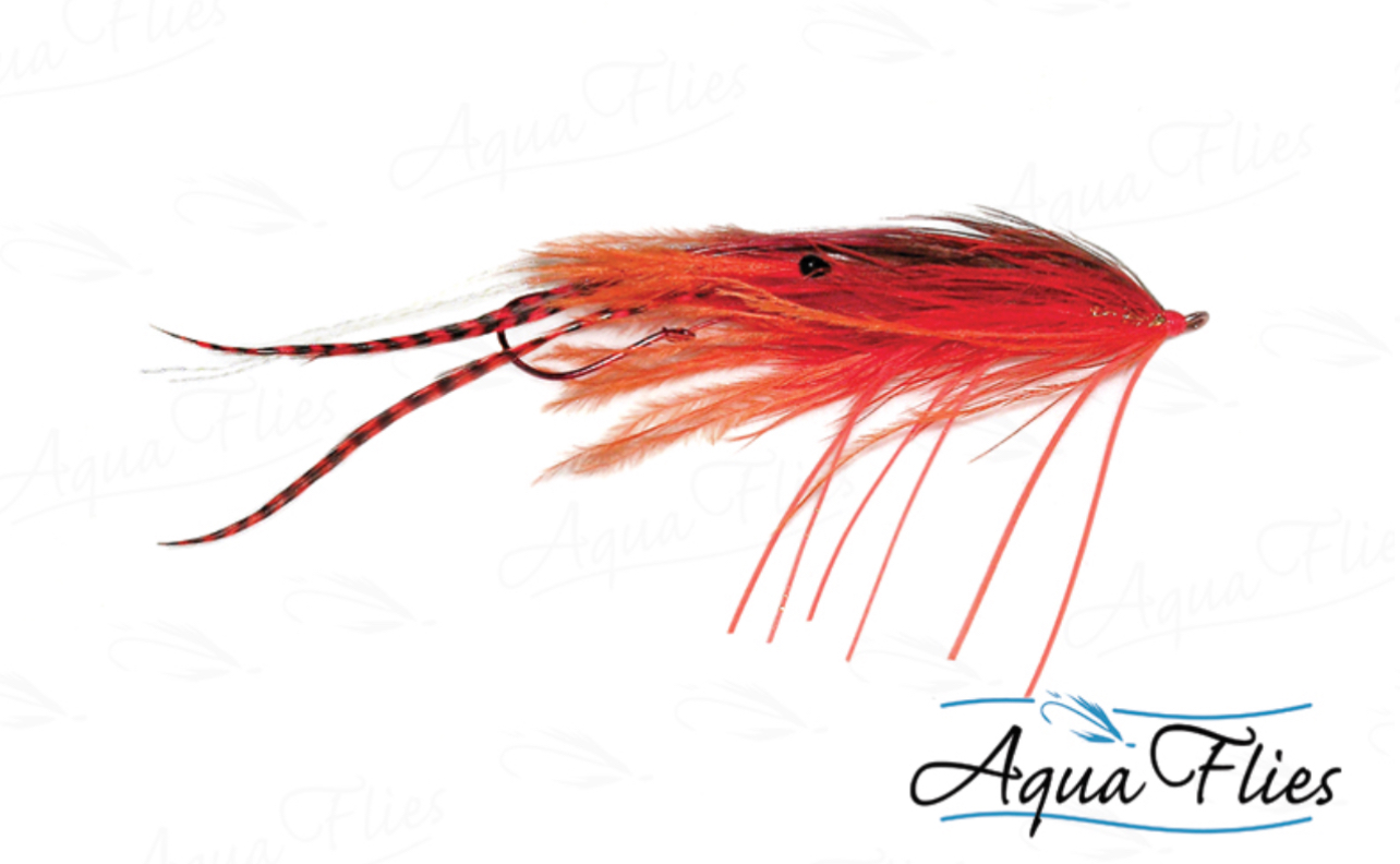 Aqua Flies Stu's Stinger Prawn - Orange